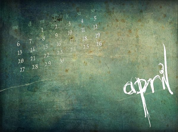 Kalender: April