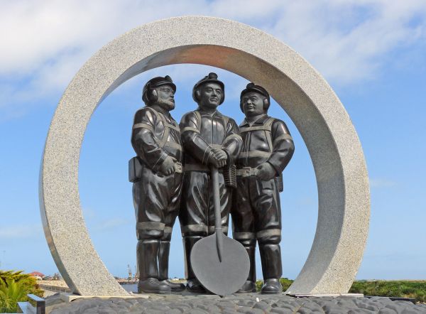 Miners Monument Greymouth. NZ