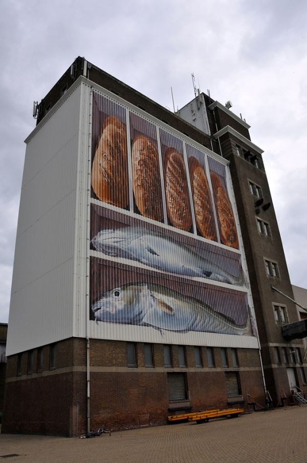 Muurschildering Breskens