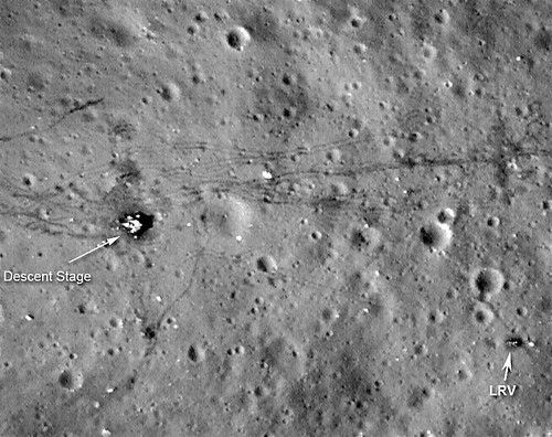 Apollo 17 LM and LRV