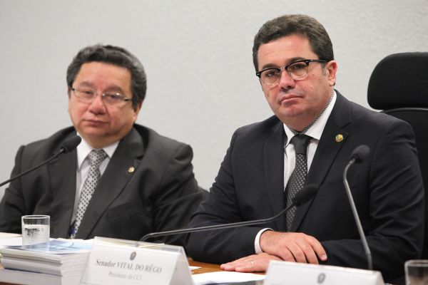 Conselheiro do CNMP Jeferson Coelho e senador Vital do Rêgo
