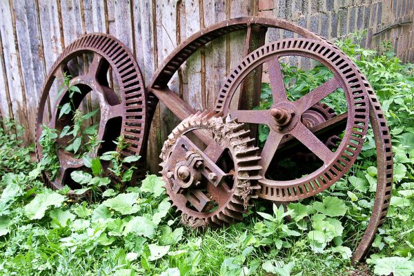 die Räder stehen still..., bei Schmiedefeld / Rennsteig / Germany