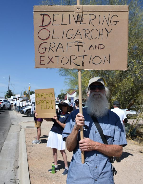 Tesla-Musk Protest 2025