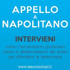 Appello a Napolitano per la magistratura politicizzata