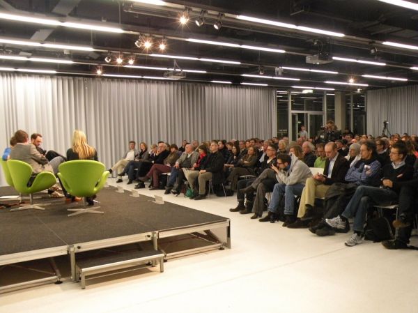 Publikum der Whistleblowing-Diskussion
