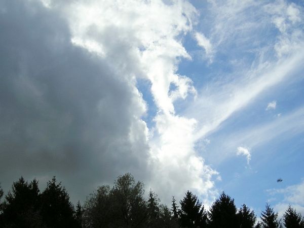 Regenfront im Anmarsch