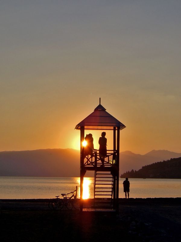 Sunset near Biljanini izvori