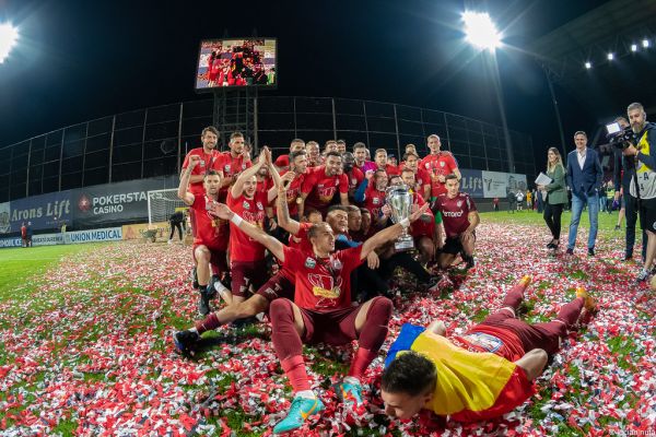 CFR Cluj, campioana României pentru al cincilea sezon consecutiv