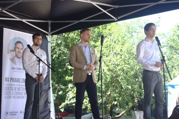Jakub Michálek, Zdeněk Hřib, Adam Zábranský