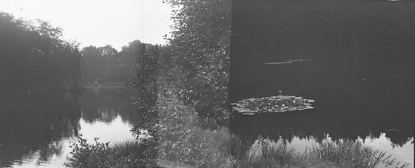 Teich (Teilweise Doppelbelichtung)