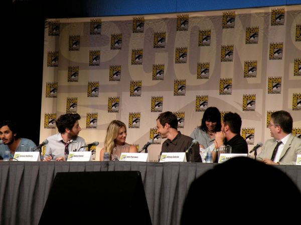 Jim Parsons, Johnny Galecki, Simon Helberg, Kunal Nayyar, Kaley Cuoco, Chuck Lorre, Bill Prady (The Big Bang Theory)