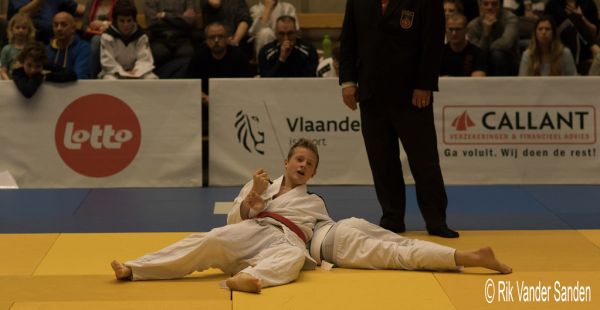 Pieter-Jan Dhooghe (JC Sinaai) vs Michael Aerts (JC Samurai Eindhout)