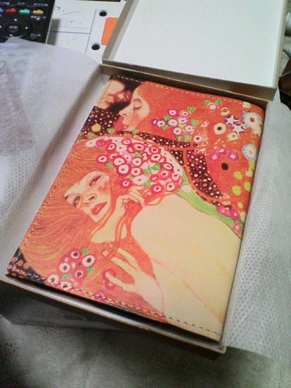 Nume Leather Book Cover 'Klimt'