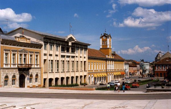 Sfântu Gheorghe, Piaţa Mihai Viteazul, May 1994