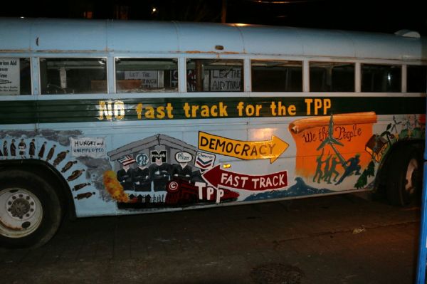 Fair Trade or BustTour Rolling Rebellion Advocates for Net Neutrality and Takes on TPP & Fast Track