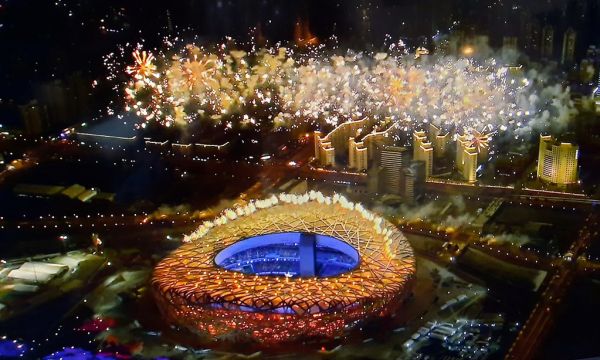 Eröffnungsfeier der 24 Olympischen Winter Spiele 2022 in Peking/China (Bilder der aktuellen TV-Übertragung,) 20436