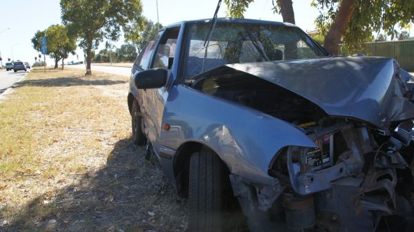 Car crash, Karrinyup Road Stirling