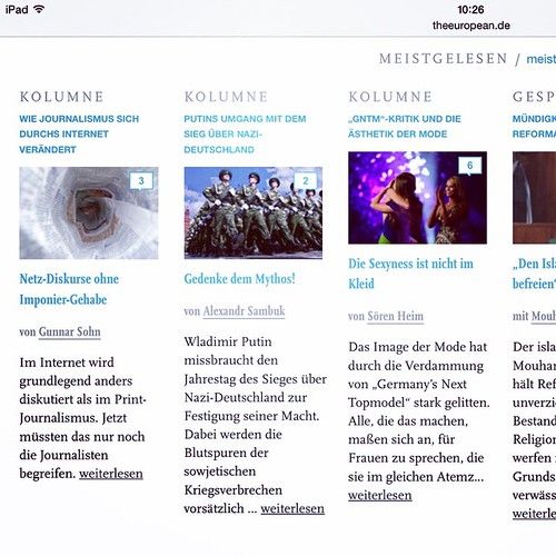 In dieser Woche The European-Tabellenführer :-) http://www.theeuropean.de/gunnar-sohn/10071-wie-journalismus-sich-durchs