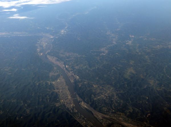 Ironton, Ohio; Flatwoods, Kentucky; Ashland, Kentucky; Ohio River at Kentucky-West Virginia-Ohio Border
