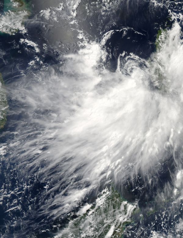 NASA's Aqua Satellite Sees Tropical Storm Conson Now in South China Sea