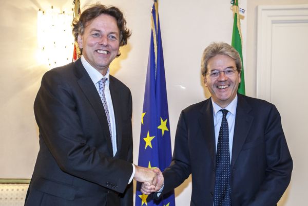 141124 Koenders bij Italiaanse BZ Gentiloni