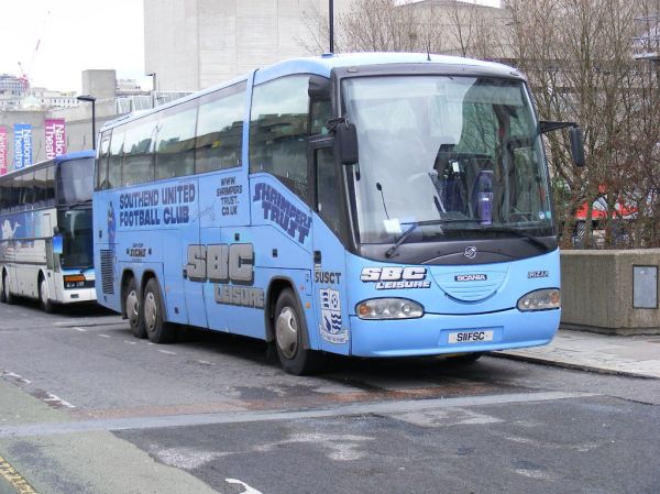 S11FSC Scania Irizar of SBC Leisure,Southend-on-Sea