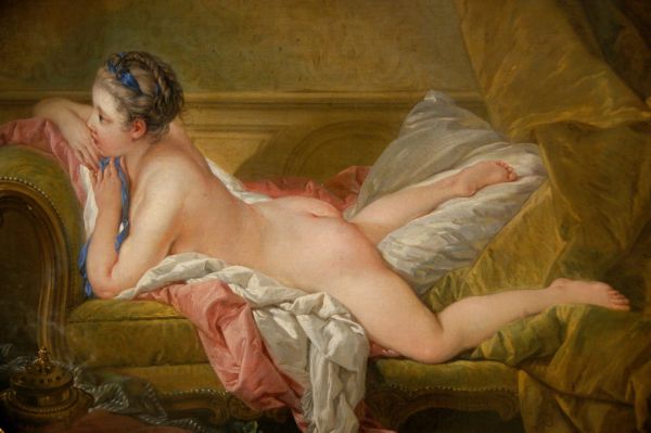 2009-11-15 München, Alte Pinakothek 079 Francois Boucher, Ruhendes Mädchen