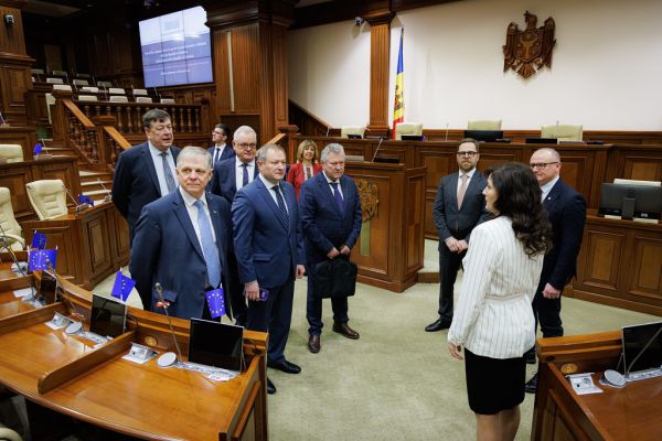 30.01.2024 Întrevederea Președintelui Parlamentului R. Moldova, Igor Grosu, cu membrii delegației Grupului pentru relați