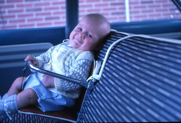 New Baby Car Seat - 3 Months - June 1962