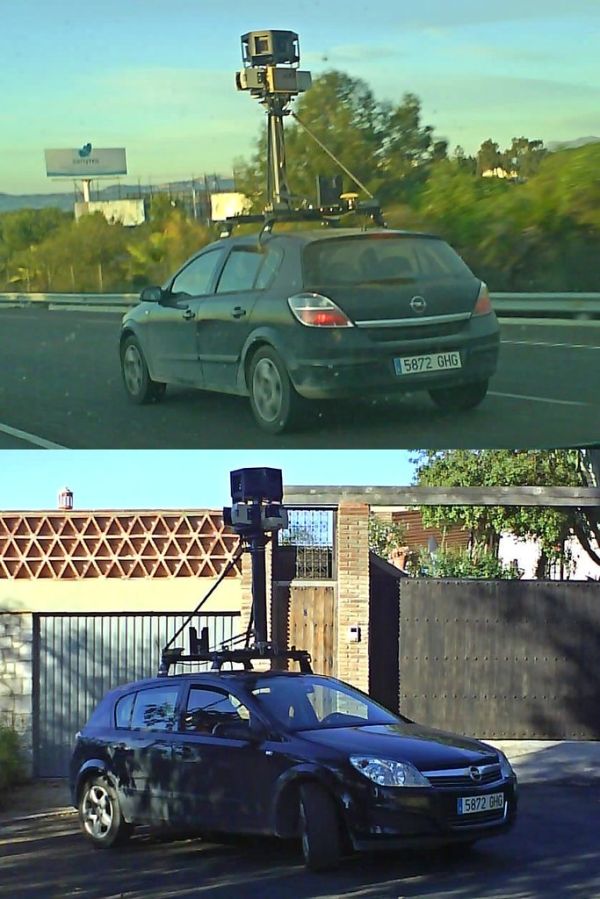 Google Street view Car en la Costa del Sol