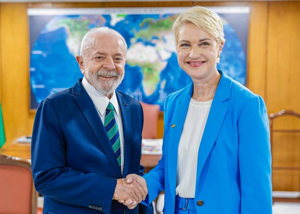 16.09.2024 - Presidenta do Conselho Federal da Alemanha e governadora do Estado de Mecklenburg-Vorpommern, Manuela Schwe