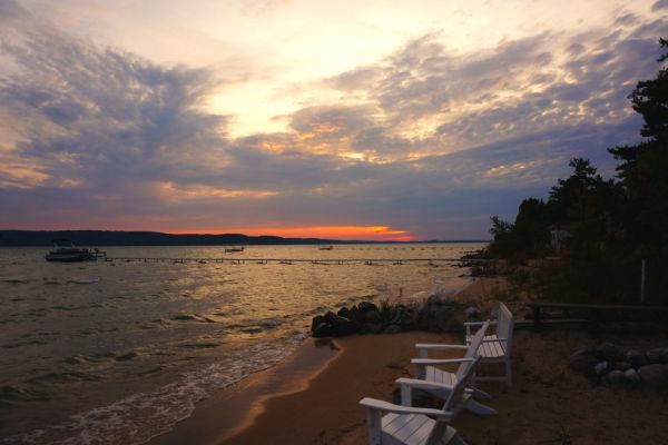 Crystal Lake sunset