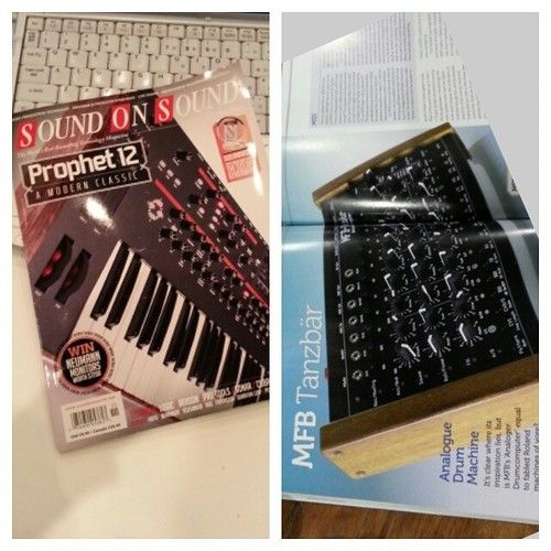 そして自分用お土産。音楽機材系雑誌。なかなか情報が入ってこないアナログドラムシンセ MFB-Tanzbär の詳しいレビュー記事が載っている。DC の B&N で購入。nook もしっかり触ってきた。