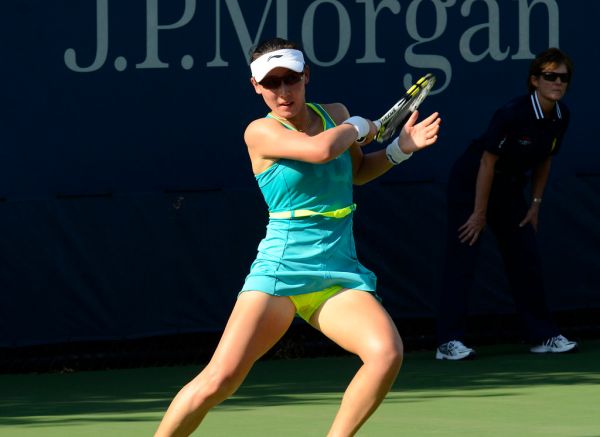 2014 US Open (Tennis) - Qualifying Rounds - Saisai Zheng