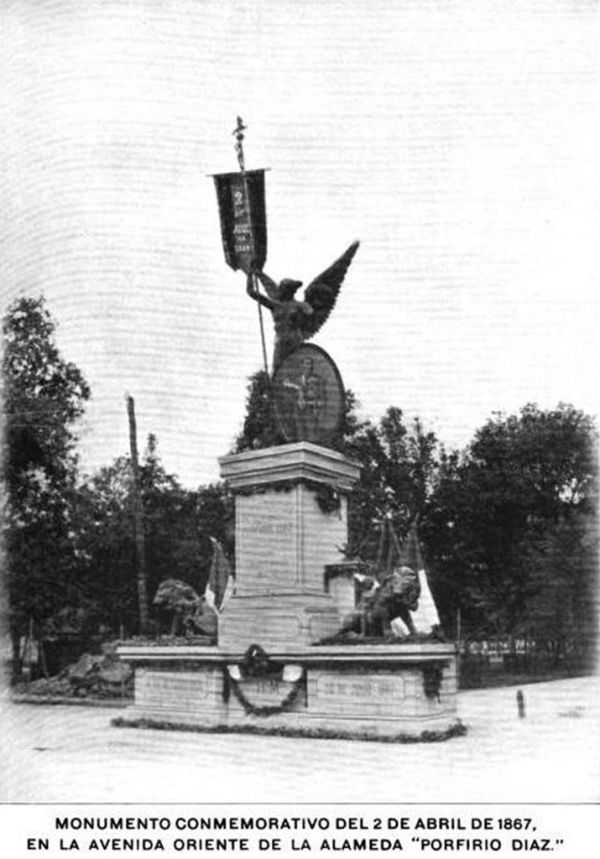 R. Díaz, Monterrey 1899 Monumento Conmemorativo del 2 de abril de 1867