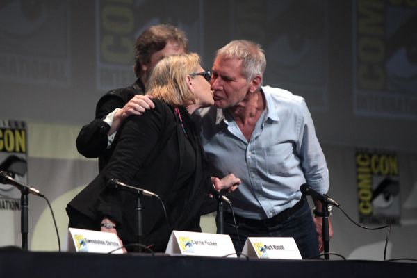 Carrie Fisher, Mark Hamill & Harrison Ford