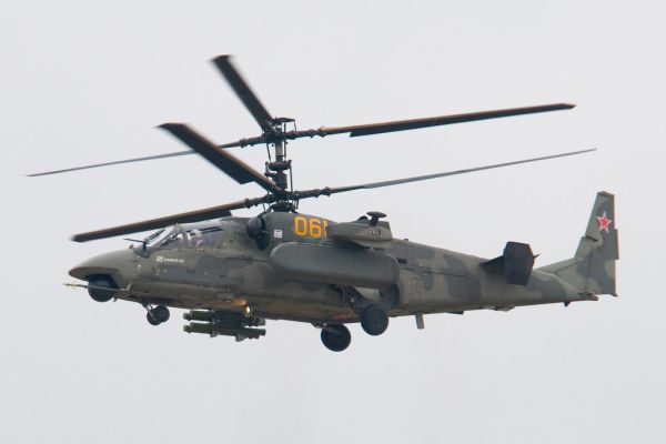 Ka-52 Helicopter at MAKS-2009 aeroshow