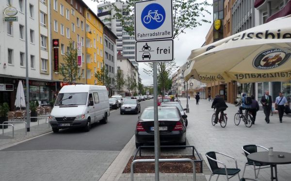 Fahrradstraße Lange Laube
