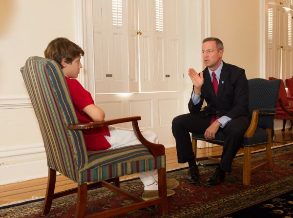 Governor is Interviewed by Gus Prager