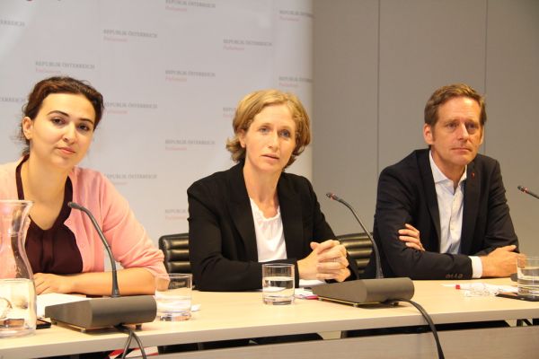 Pressekonferenz zur Sondersitzung des Nationalrates zur BVT-Affäre am 8.Juni 2018