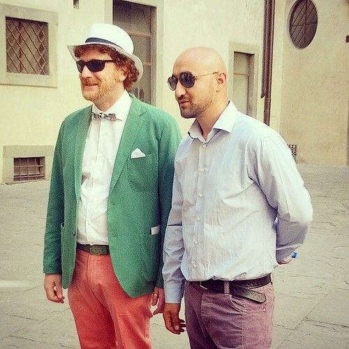 Ospite speciale Lapo Elkann con la sua guardia del corpo