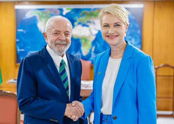 16.09.2024 - Presidenta do Conselho Federal da Alemanha e governadora do Estado de Mecklenburg-Vorpommern, Manuela Schwe