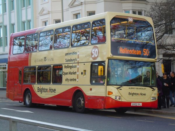 GX03 SVJ (Route 50) at Old Steine, Brighton