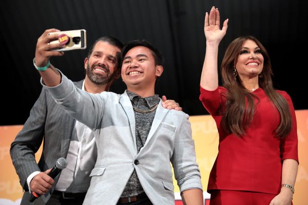 Donald Trump, Jr. & Kimberly Guilfoyle with attendee
