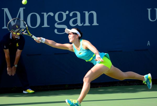 2014 US Open (Tennis) - Qualifying Rounds - Saisai Zheng