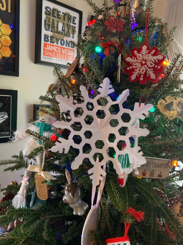 Make Your Own Webb-Themed Paper Snowflake