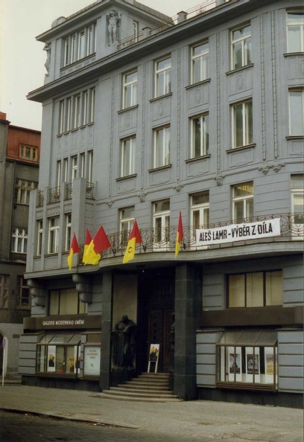 Hradec Králové Czechoslovakia Museum of Modern Art. Galerie moderního umění v Hradci Králové Feb 1992