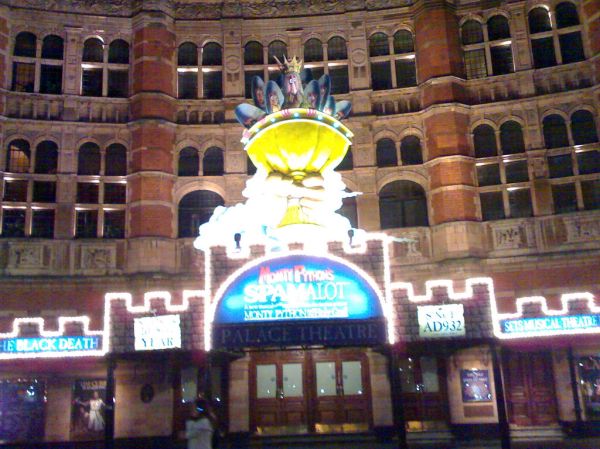 Spamalot at the Palace theatre