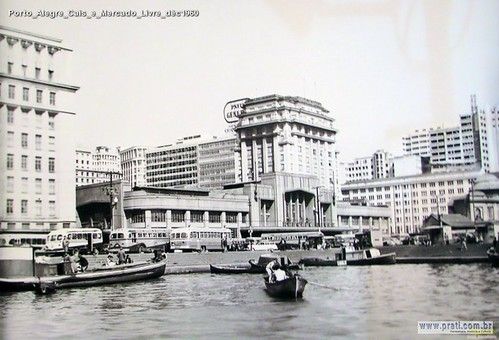 Porto Alegre Cais e Mercado Livre déc1960