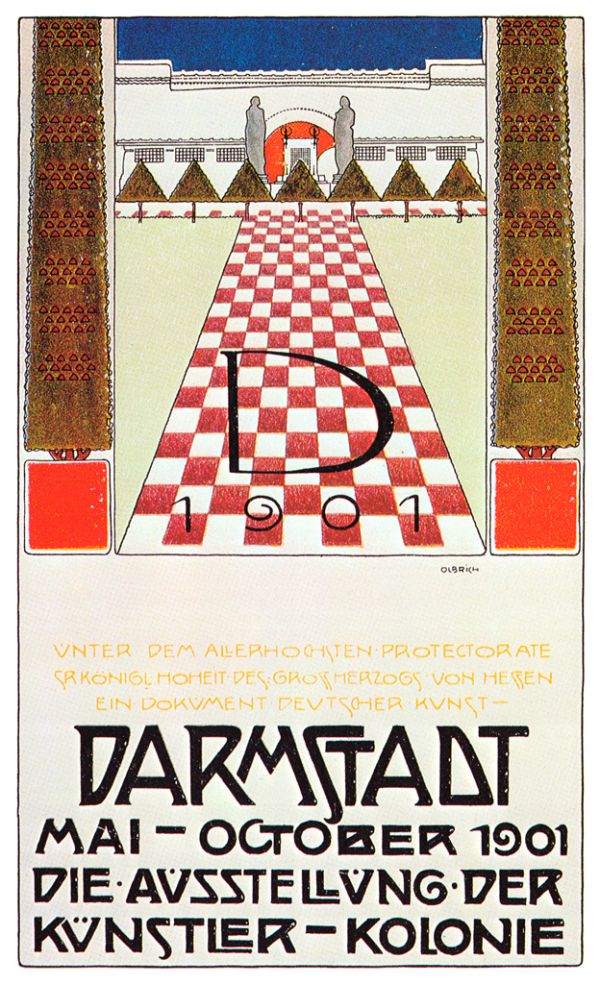 Ein Dokument deutscher Kunst, Darmstadt, exhibition poster